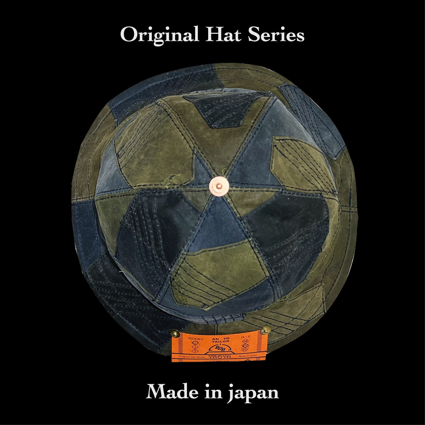 AN YO TAILOR Original hat【808】Oiled cotton Patchwork