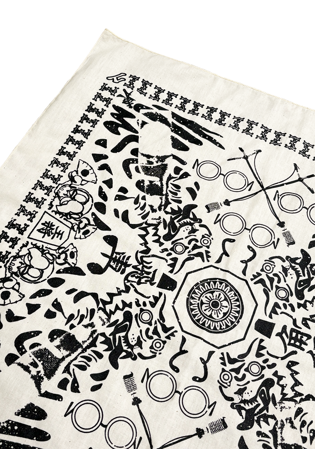 【YUMEIZU (NIIYAMA/SAYAKA) 】x HUNKY-DORY Bandanna (Black)