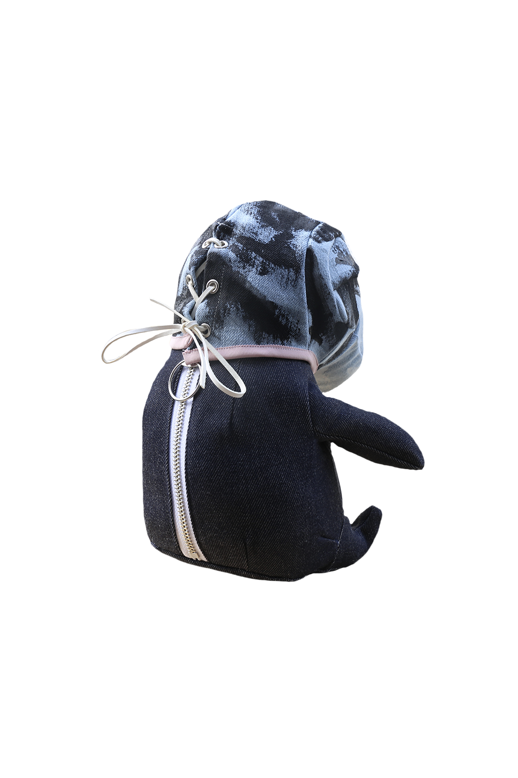 【Limited to 30 pieces】JSH x HUNKYーDORY Denim Cuddly TOY (BK&WH)