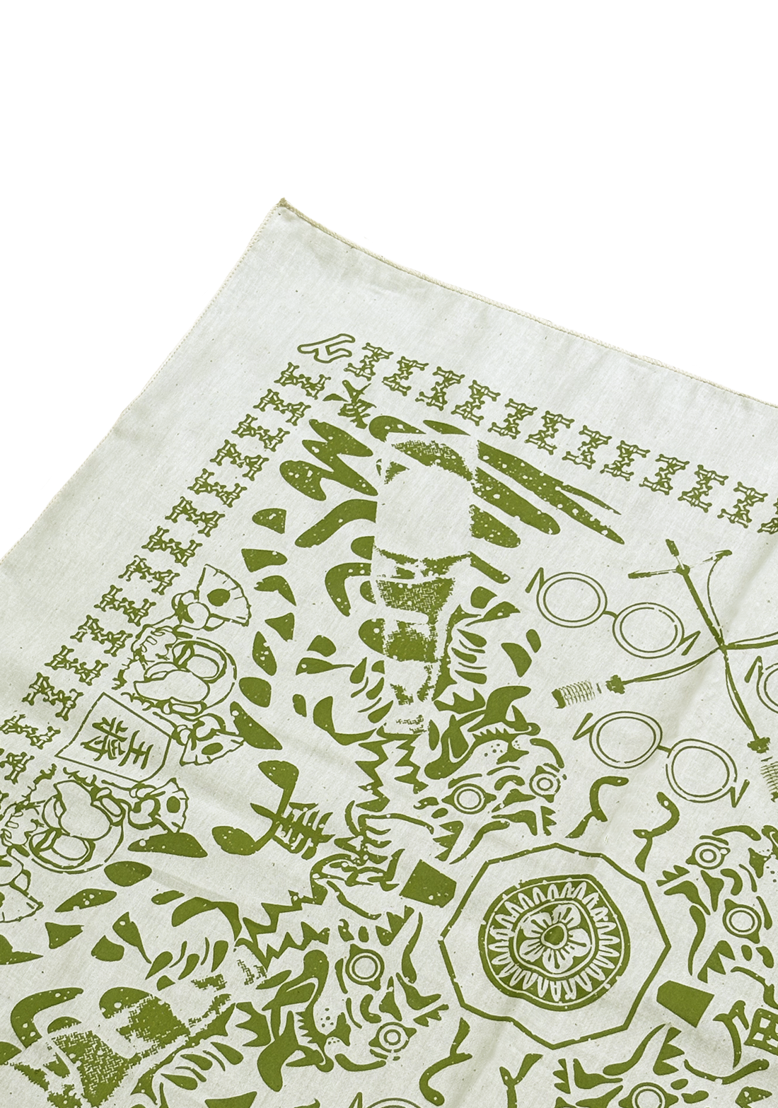 【YUMEIZU (NIIYAMA/SAYAKA) 】x HUNKY-DORY Bandanna (Matcha)