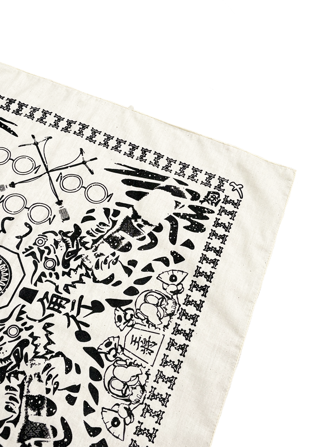 【YUMEIZU (NIIYAMA/SAYAKA) 】x HUNKY-DORY Bandanna (Black)