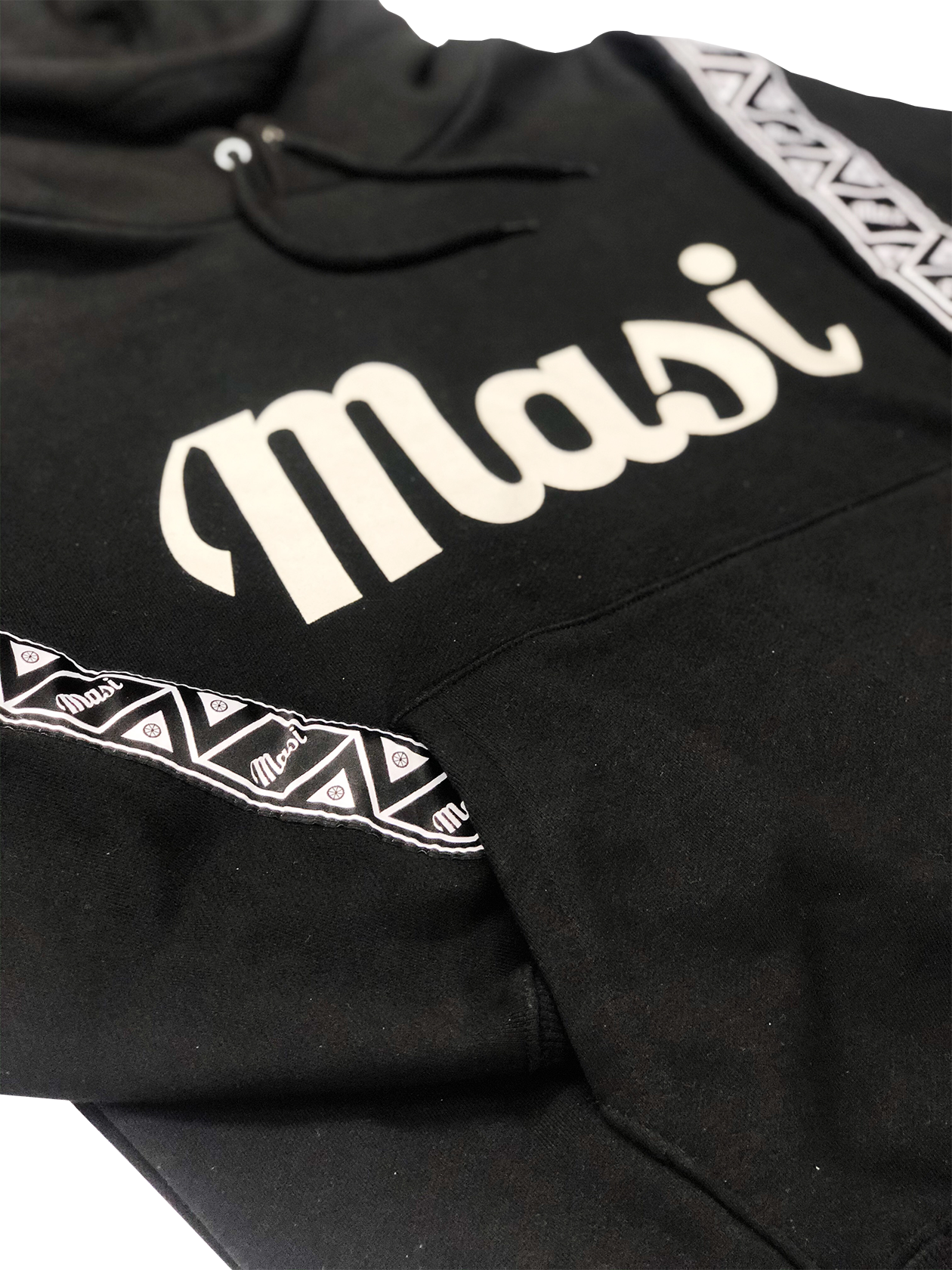 MASI Wool Hoodie BLACK