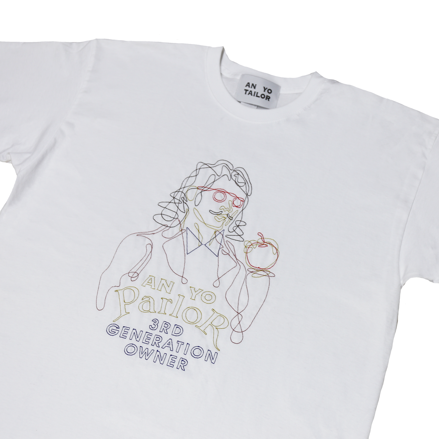 AN YO PARLOR Embroidery T 《3rd generation owner (WH)》