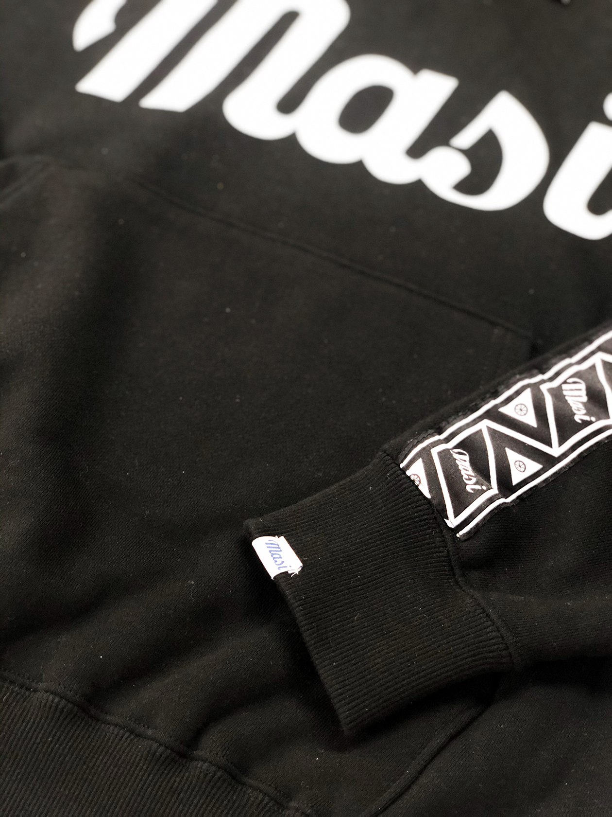 MASI Wool Hoodie BLACK