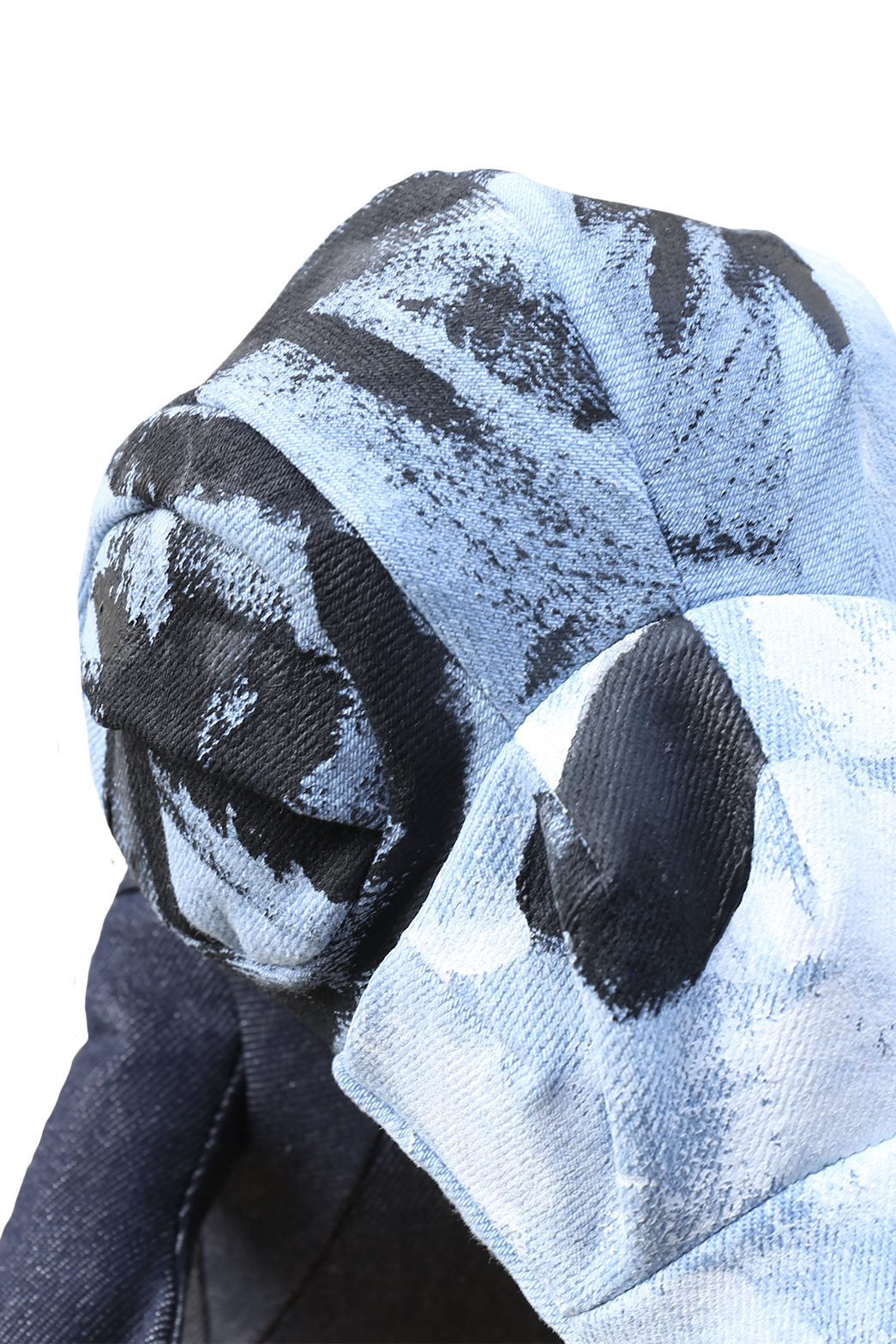 【Limited to 30 pieces】JSH x HUNKYーDORY Denim Cuddly TOY (BK&WH)