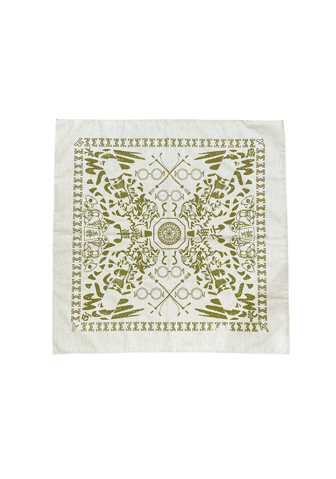 【YUMEIZU (NIIYAMA/SAYAKA) 】x HUNKY-DORY Bandanna (Matcha)