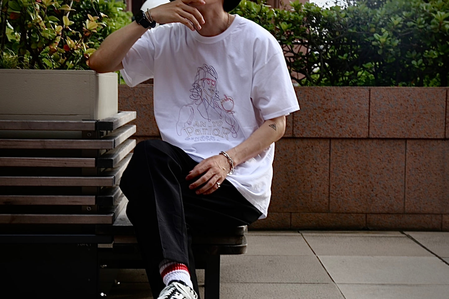 AN YO PARLOR Embroidery T 《3rd generation owner (WH)》