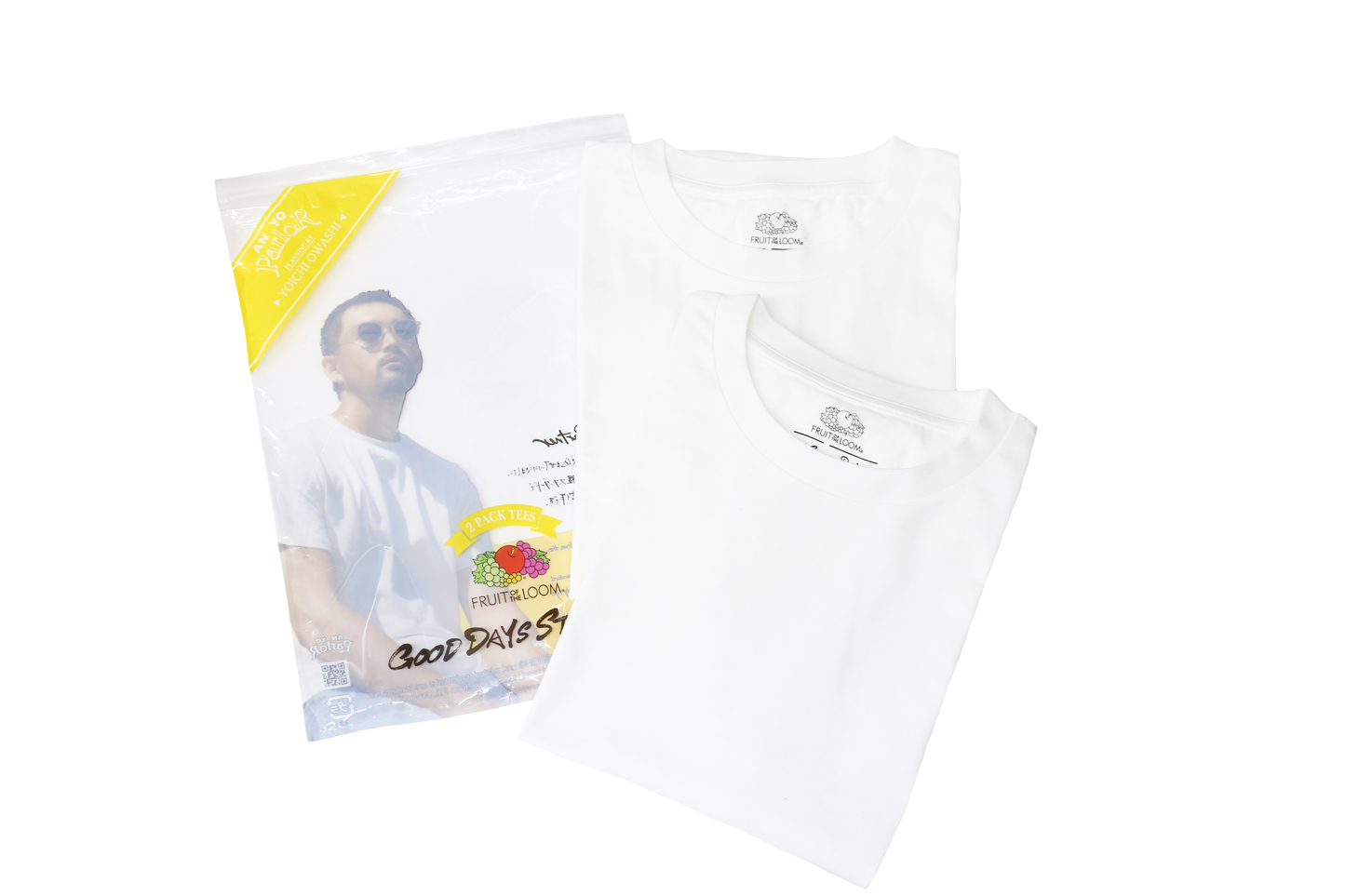 YOICHI OWASHI x ANYO PARLOR [ FRUIT OF THE LOOM collaboration pack T (2P)