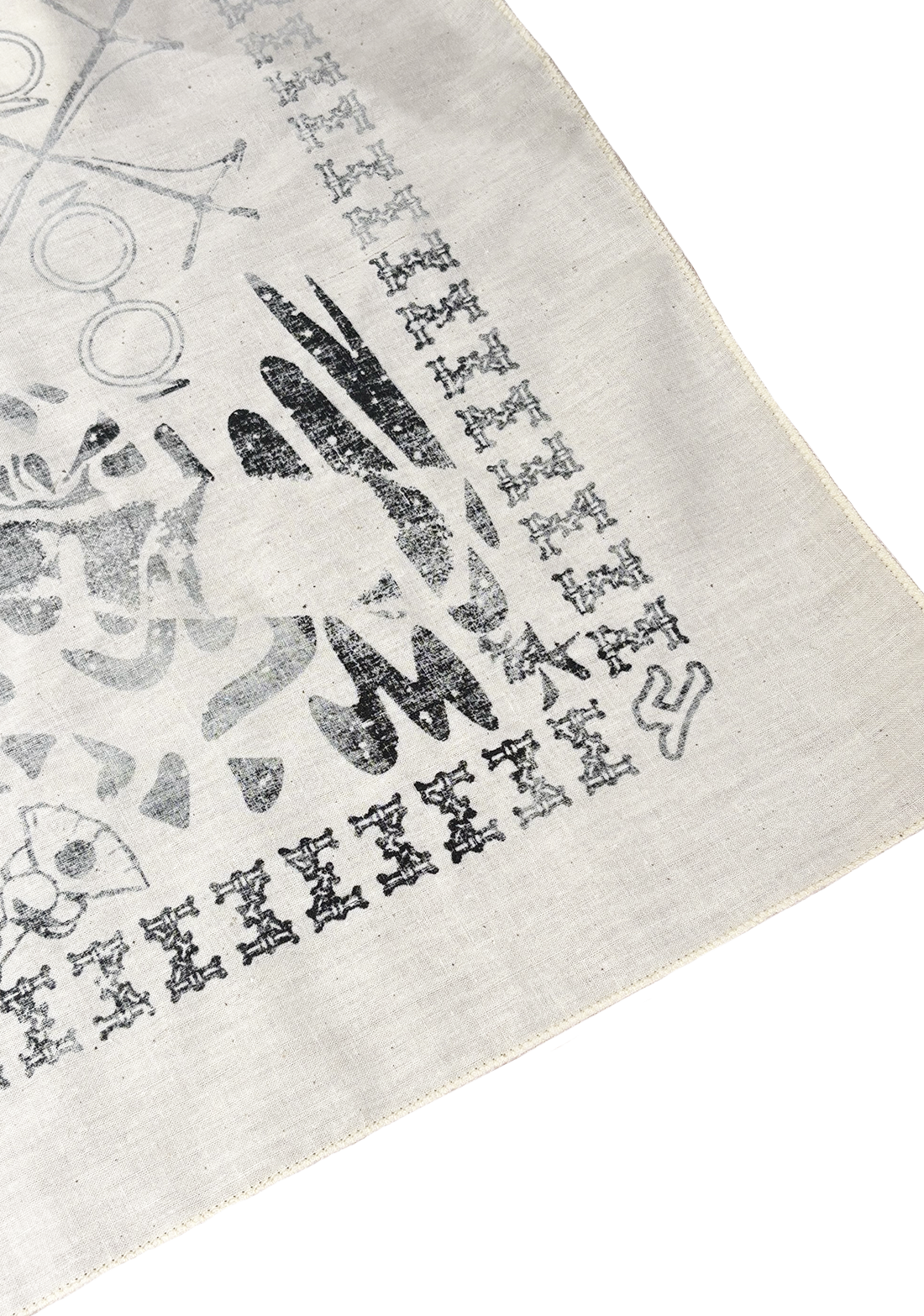 【YUMEIZU (NIIYAMA/SAYAKA) 】x HUNKY-DORY Bandanna (Black)
