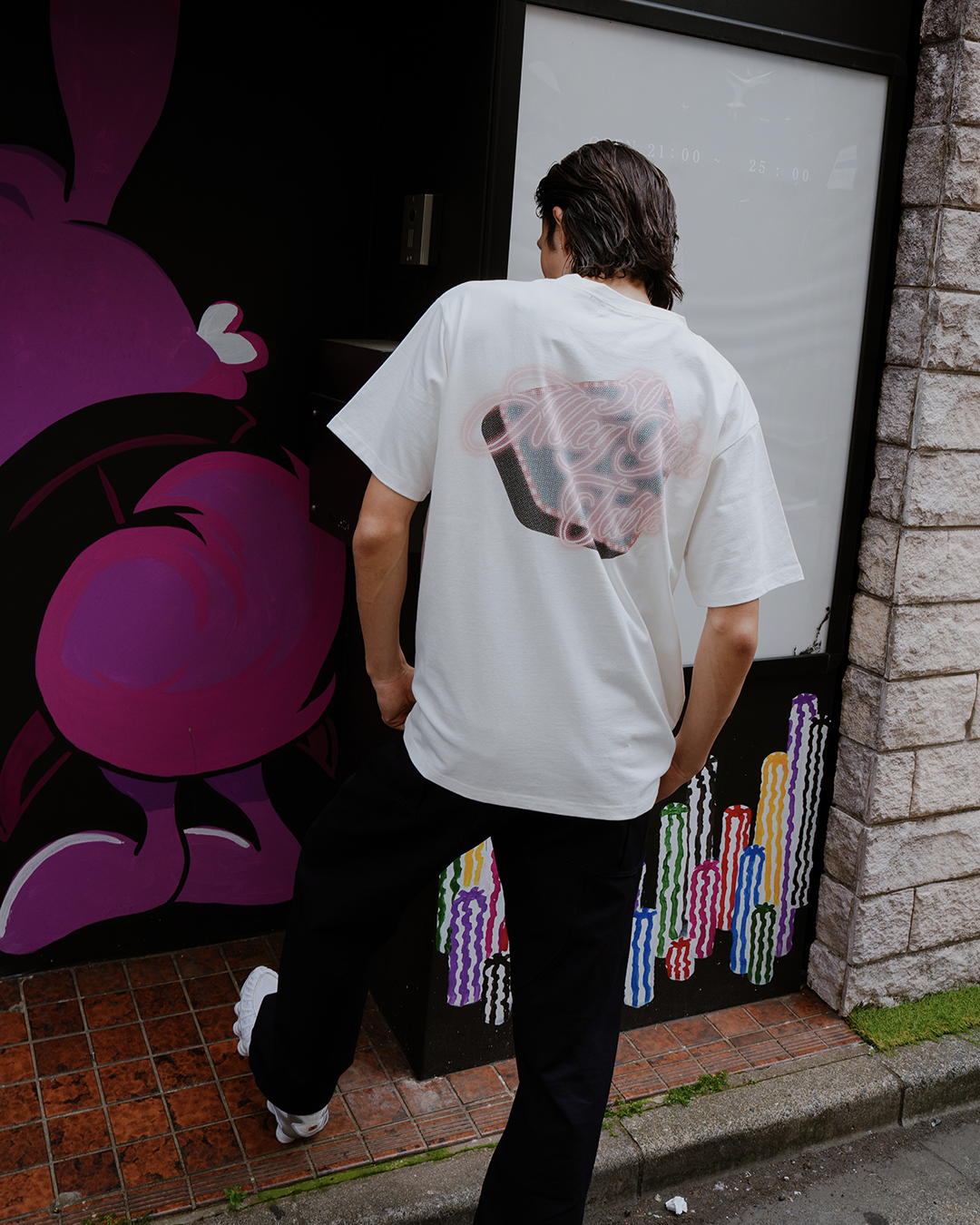 AYT 50s Neon T-shirts (WHITE)