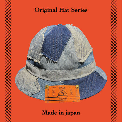 AN YO TAILOR Original hat【808】Special Denim model Patchwork