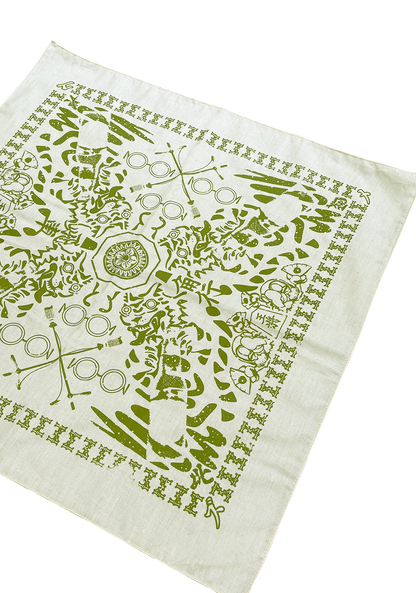 【YUMEIZU (NIIYAMA/SAYAKA) 】x HUNKY-DORY Bandanna (Matcha)