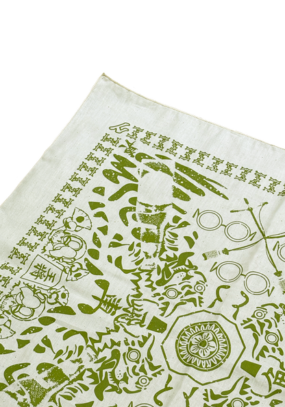 【YUMEIZU (NIIYAMA/SAYAKA) 】x HUNKY-DORY Bandanna (Matcha)