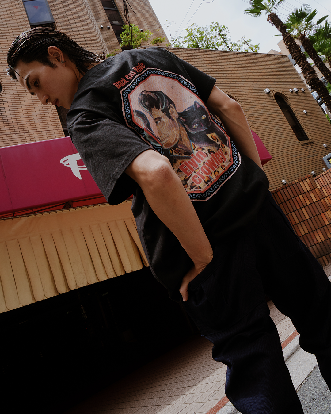 AYT Black Cat Boogie T-shirts (BLACK)