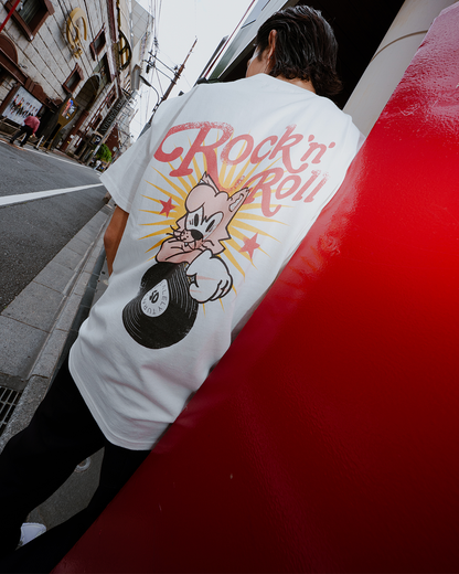 AYT RocknRoll CAT T-shirts (WHITE)