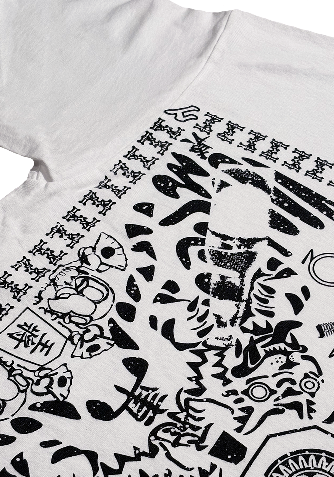 【YUMEIZU (NIIYAMA/SAYAKA) 】x HUNKY-DORY Docking Tshirts (BK)