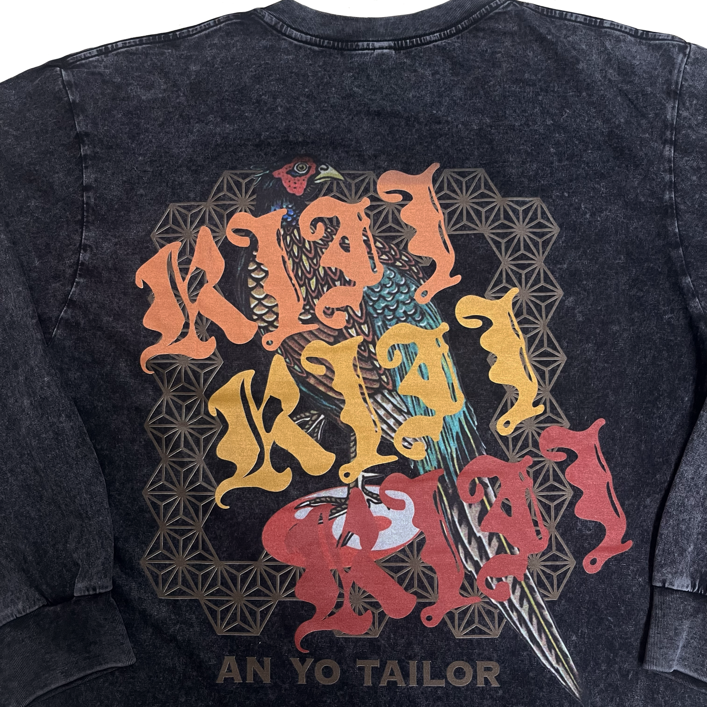 ANYO TAILOR  x【smile ink studio】collaboration long T-shirts 《KIJI》