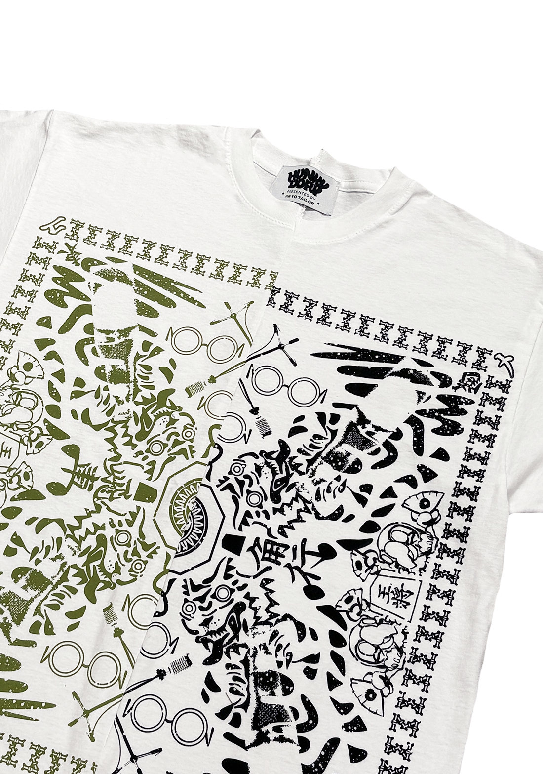 【YUMEIZU (NIIYAMA/SAYAKA) 】x HUNKY-DORY Docking Tshirts (MC/BK)