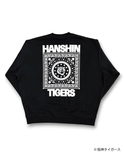 AYT x Hanshin tigers crewneck sweat Type 【A】BLACK