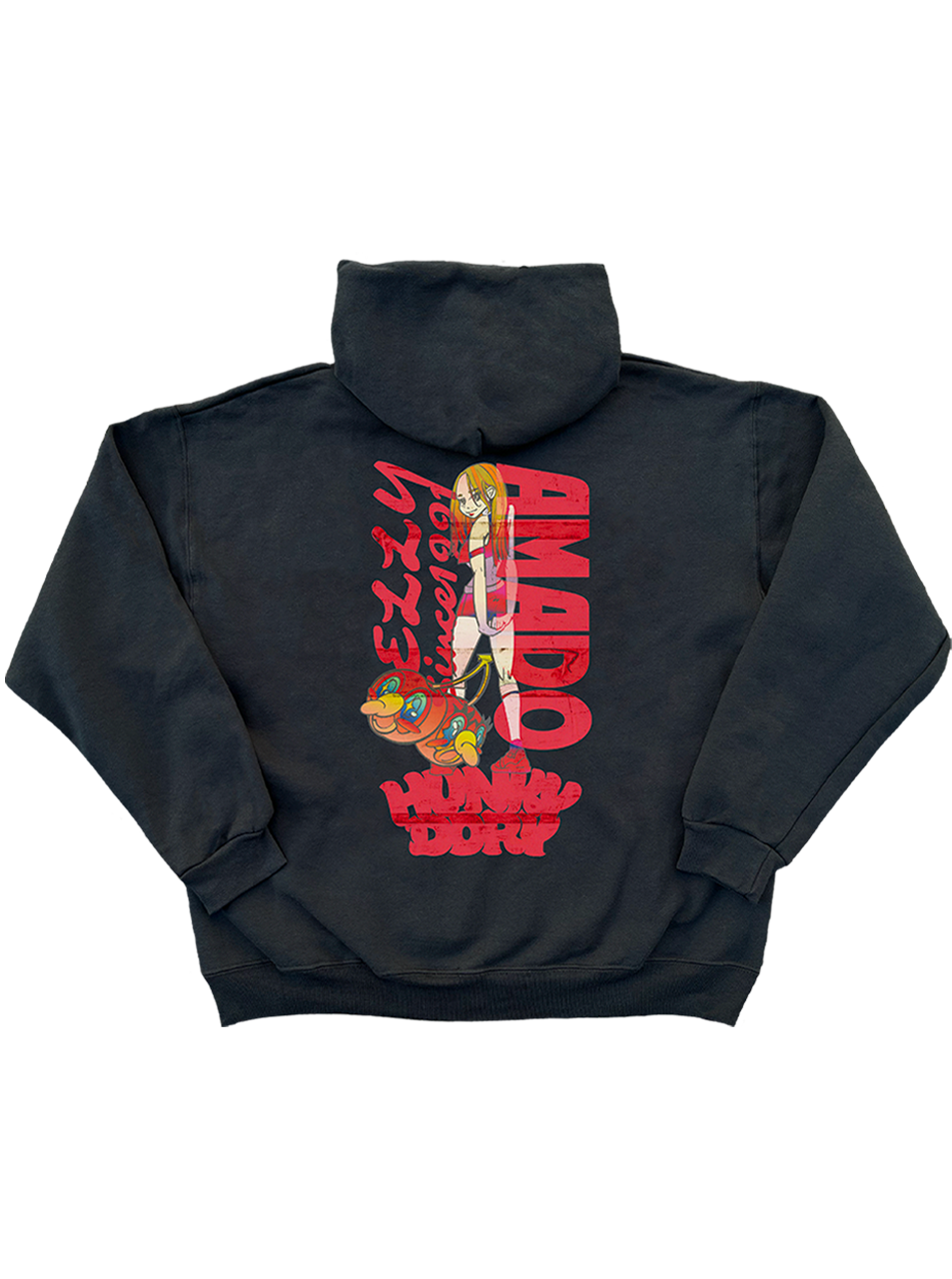 Pre Order【 ELLY(EXID) 】x HUNKY-DORY collaboration Hoodie (BK)