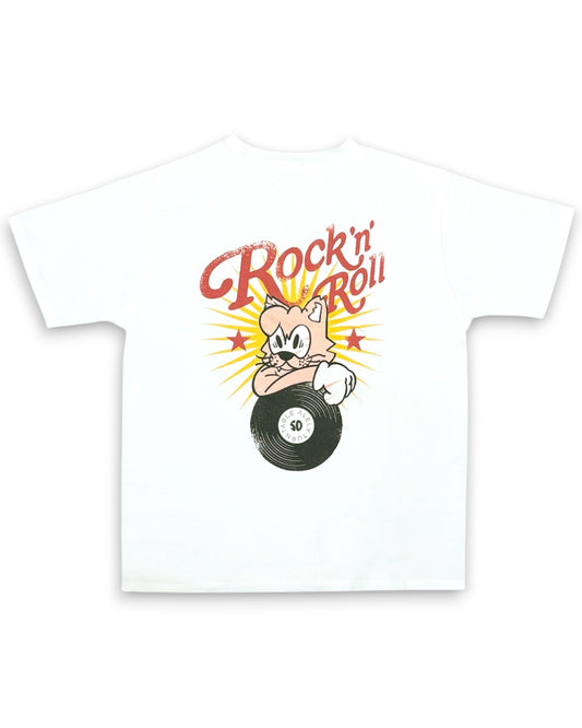 AYT RocknRoll CAT T-shirts (WHITE)
