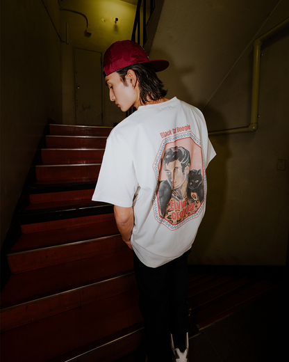 AYT Black Cat Boogie T-shirts (WHITE)