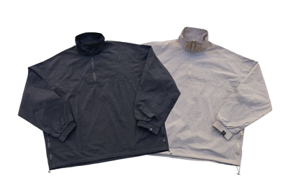 2nd Lot!!! AN YO PARLOR x 【KOROCHIKI NISHINO】GYM 《EASY EASY 》half zip Nylon Jacket (GR)