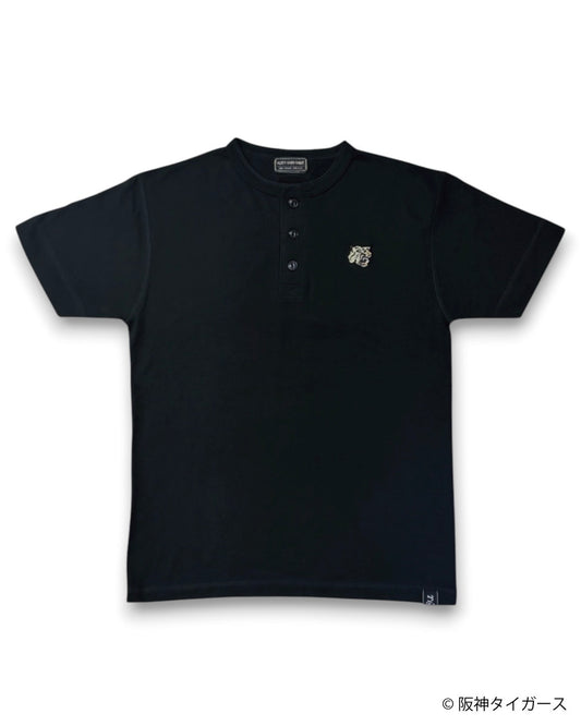 【Niiyama produce】AYT x Hanshin tigers Henryneck Tshirts (BLACK)