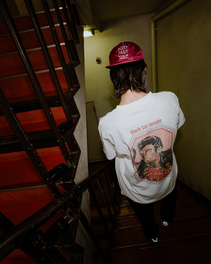 AYT Black Cat Boogie T-shirts (WHITE)