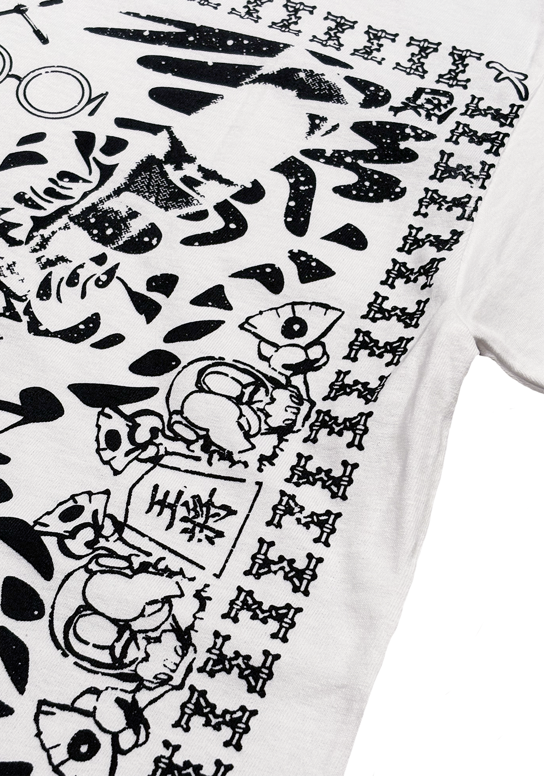 【YUMEIZU (NIIYAMA/SAYAKA) 】x HUNKY-DORY Docking Tshirts (BK)