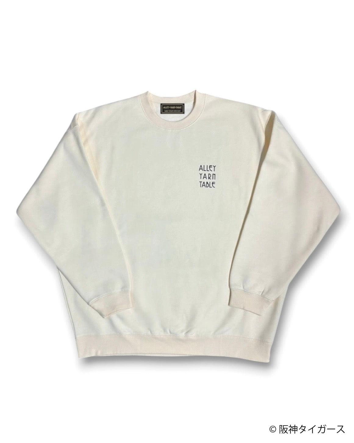 AYT x Hanshin tigers crewneck sweat Type 【A】WHITE