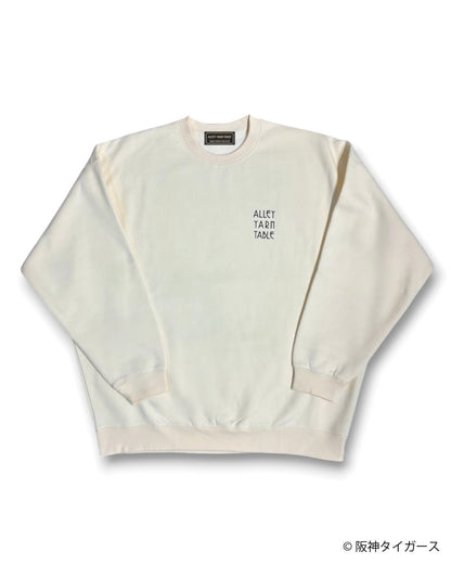 AYT x Hanshin tigers crewneck sweat Type 【A】WHITE