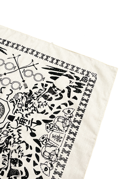 【YUMEIZU (NIIYAMA/SAYAKA) 】x HUNKY-DORY Bandanna (Black)