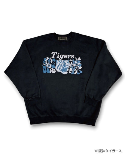 AYT x Hanshin tigers crewneck sweat Type 【B】BLACK