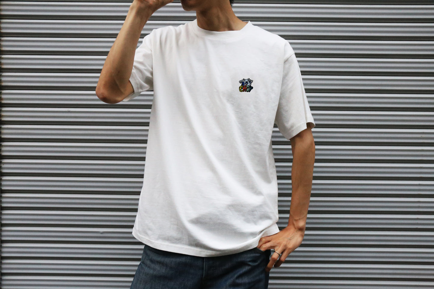 【2日間限定受注販売】ANYO PARLOR x 【KOROCHIKI NISHINO】GYM 《EASY EASY 》Original LIMITED Tshirts(WH)