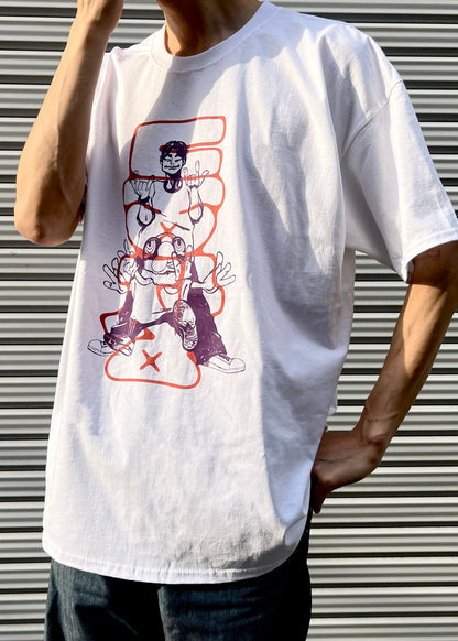 2nd U-kwon (Block B) x HUNKY-DORY collaboration limited T-shirts (WH)