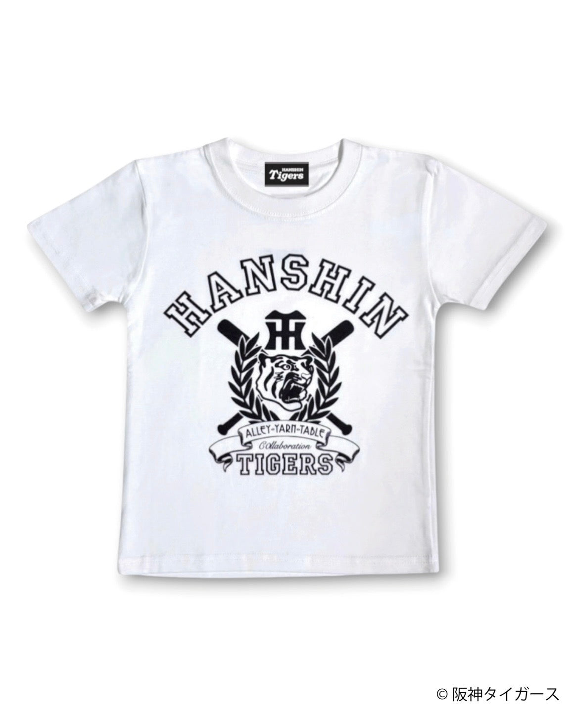 AYT x Hanshin tigers kids Tshirts 【B】WHITE