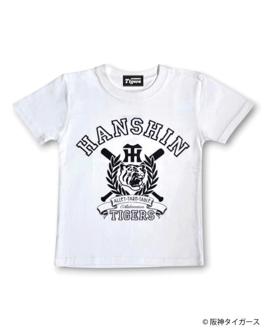 AYT x Hanshin tigers kids Tshirts 【B】WHITE