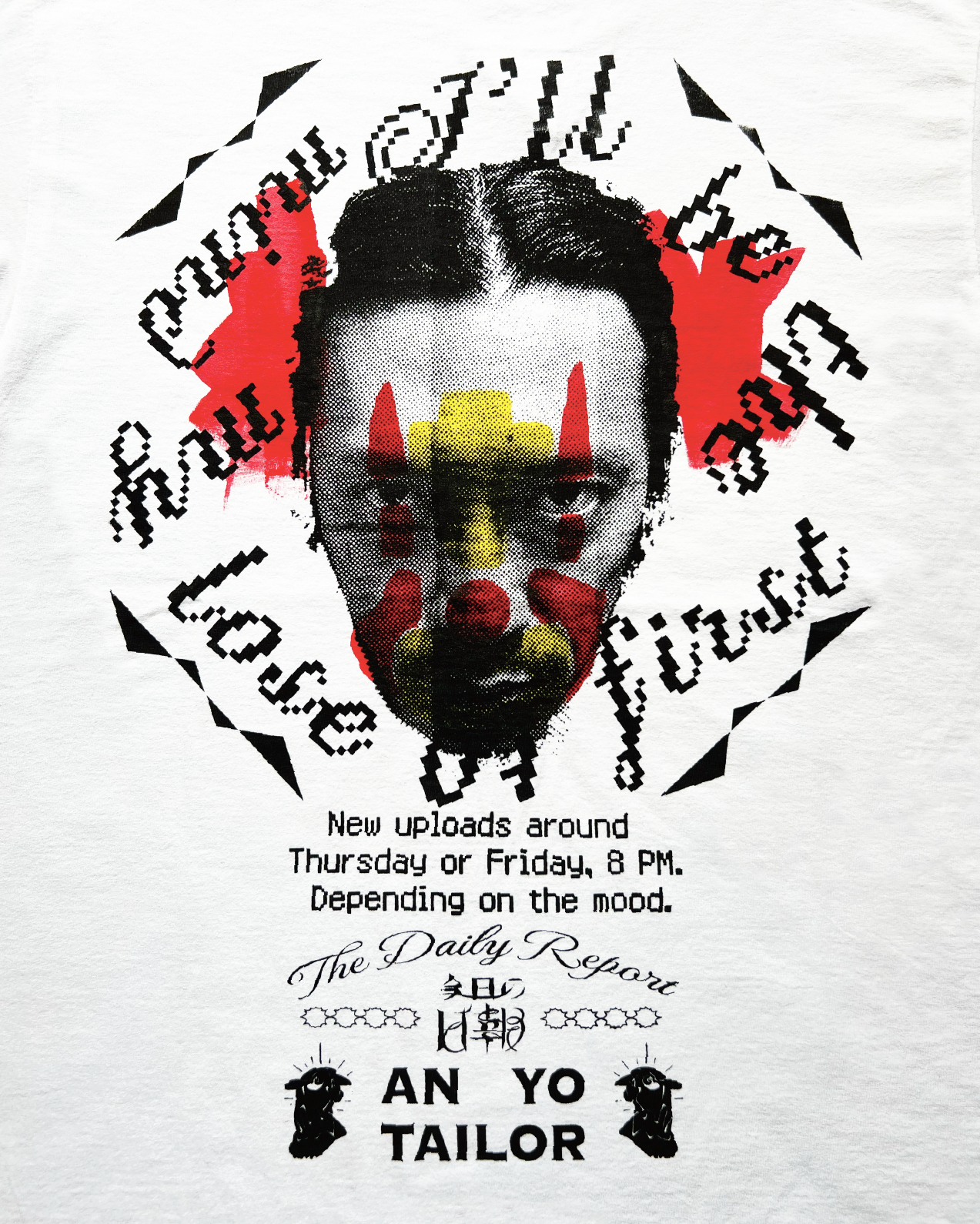 《今日の日報》Official goods T-shirt　Size M
