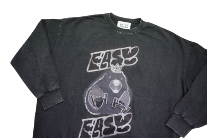 2nd 数量限定!!! AN YO PARLOR x 【KOROCHIKI NISHINO】GYM 《EASY EASY 》Character sweat BK