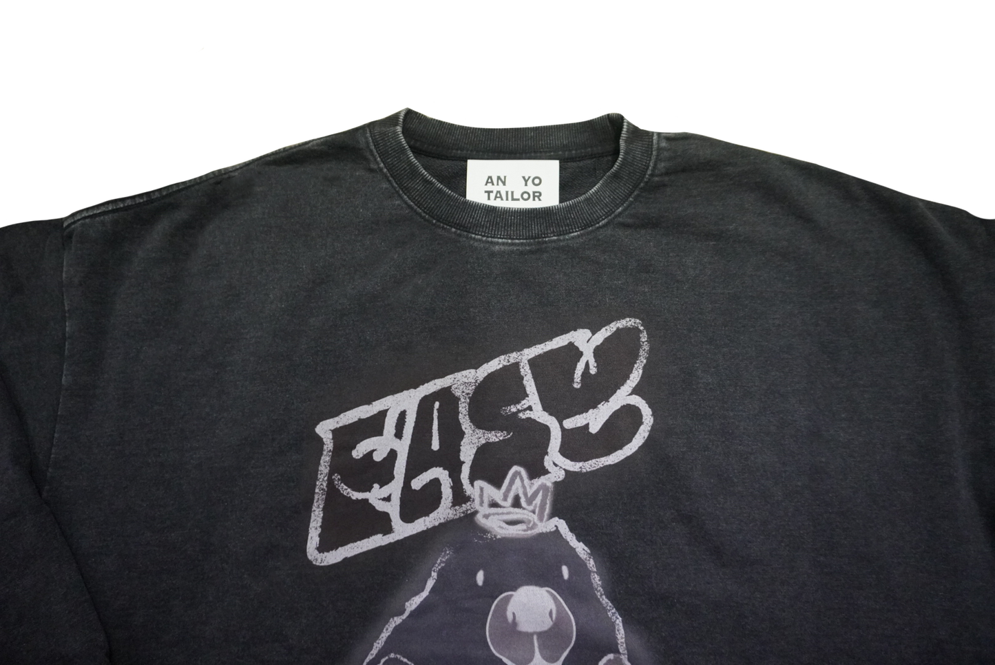 2nd 数量限定!!! AN YO PARLOR x 【KOROCHIKI NISHINO】GYM 《EASY EASY 》Character sweat BK