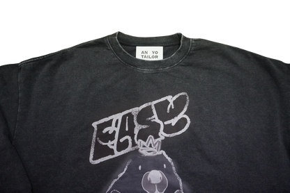 2nd 数量限定!!! AN YO PARLOR x 【KOROCHIKI NISHINO】GYM 《EASY EASY 》Character sweat BK