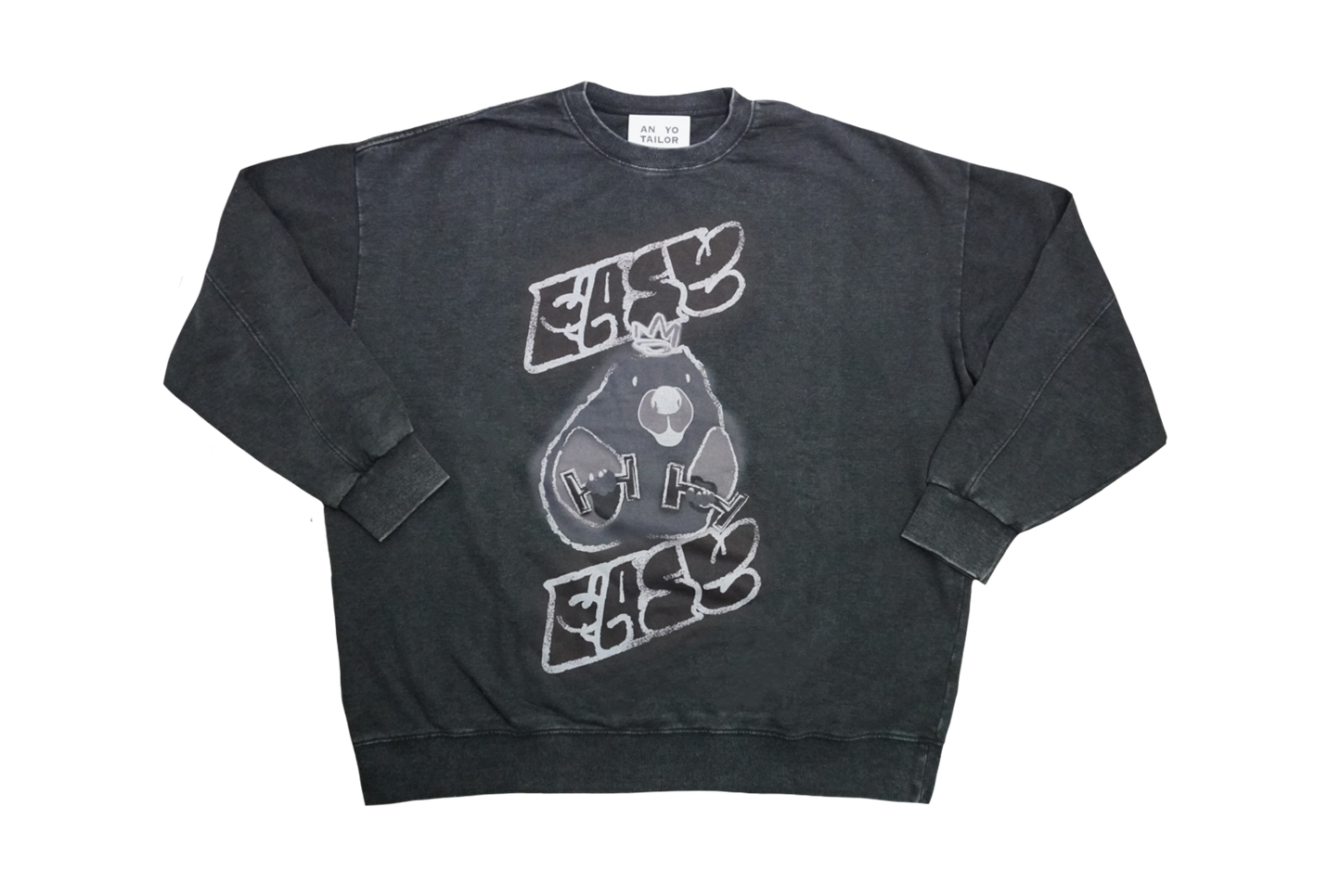 2nd 数量限定!!! AN YO PARLOR x 【KOROCHIKI NISHINO】GYM 《EASY EASY 》Character sweat BK