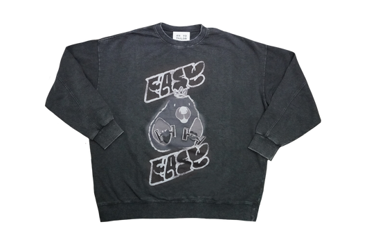2nd 数量限定!!! AN YO PARLOR x 【KOROCHIKI NISHINO】GYM 《EASY EASY 》Character sweat BK