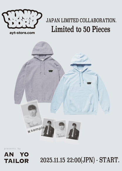 WINTER LIMITED 50 pieces【 Jung Su bin x HUNKY-DORY 】collaboration Hoodie (GRY)