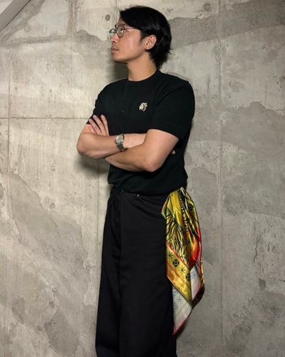 【Niiyama produce】AYT x Hanshin tigers Henryneck Tshirts (BLACK)