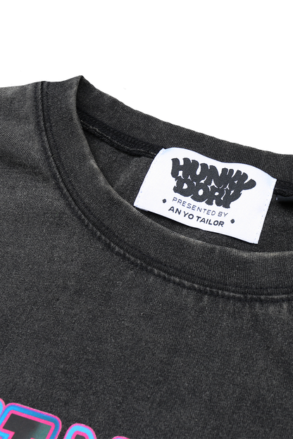 【 Jung Su bin 】x HUNKY-DORY collaboration Tshirts (BK)