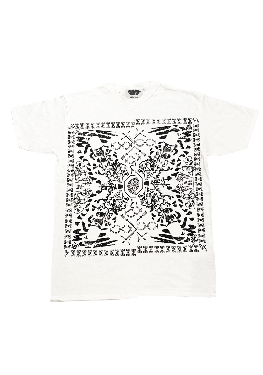 【YUMEIZU (NIIYAMA/SAYAKA) 】x HUNKY-DORY Docking Tshirts (BK)