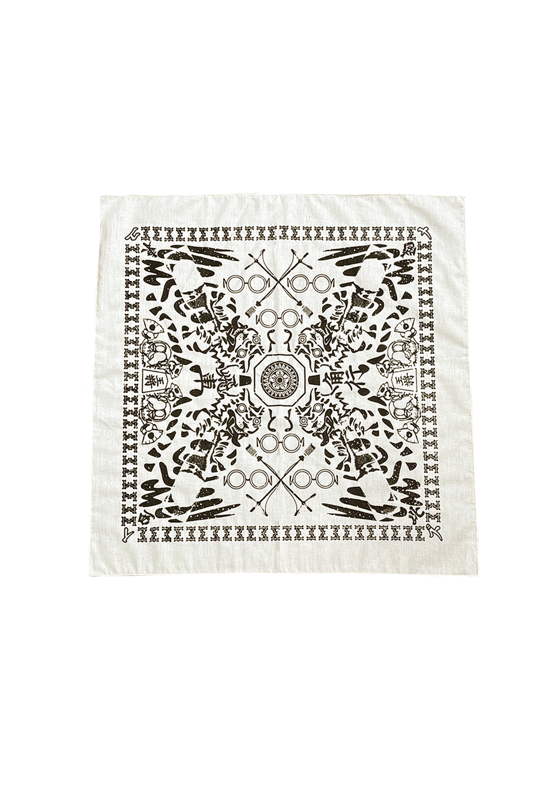 【YUMEIZU (NIIYAMA/SAYAKA) 】x HUNKY-DORY Bandanna (Black)