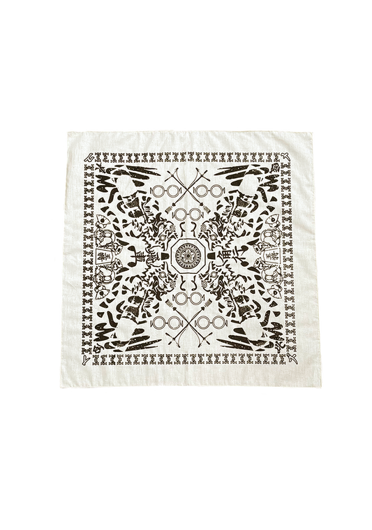【YUMEIZU (NIIYAMA/SAYAKA) 】x HUNKY-DORY Bandanna (Black)